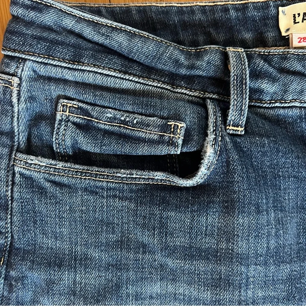 L'AGENCE Highline Skinny High Rise Jeans. Size 28